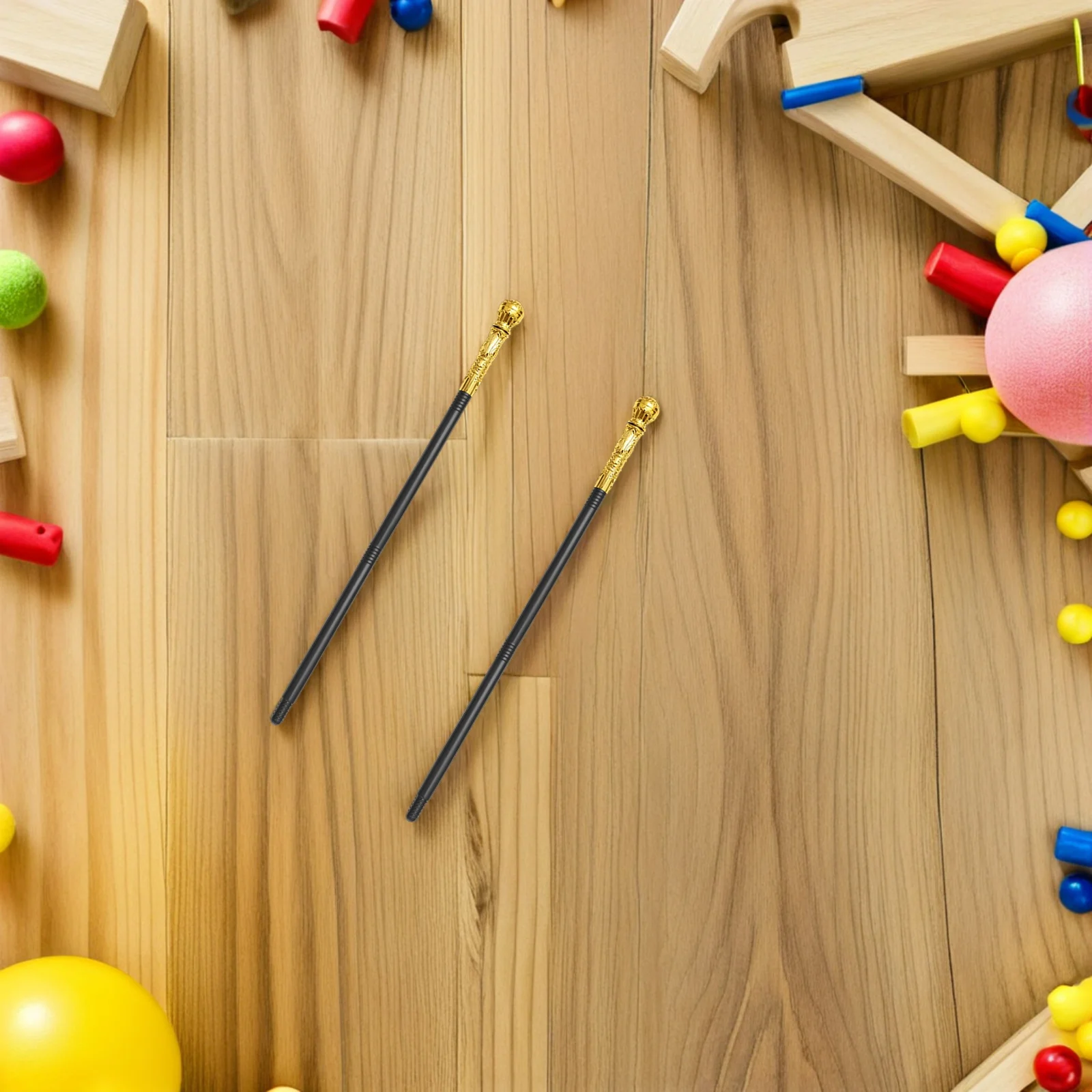 2 Stuks Koning Scepters Plastic Kostuum Wandelstok Afneembaar 3 Secties Lichtgewicht Decoratieve Rekwisieten Plastic