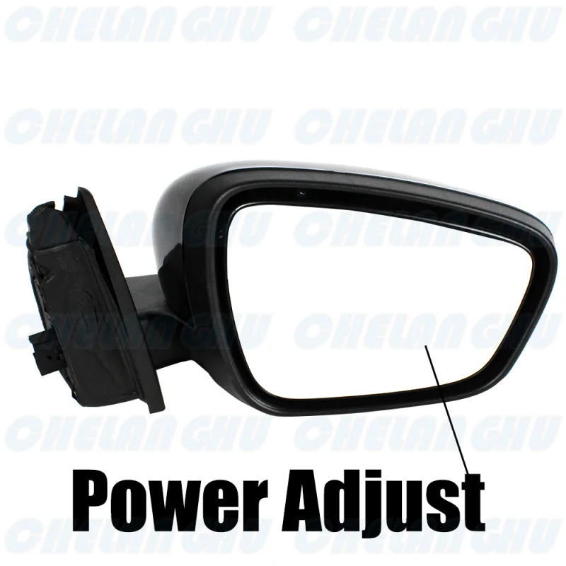 Right Side 5 Pins Black Painted Power Adjust Turn Signal Reversing Mirror Assembly For Ford Escape 2020 2021 2022 2023