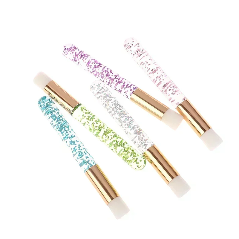 A219-5Pcs Professional Eyelash Extension Cleaning Brush Shining Eye Lash Lift Foam Cleaner Nose Face Tools