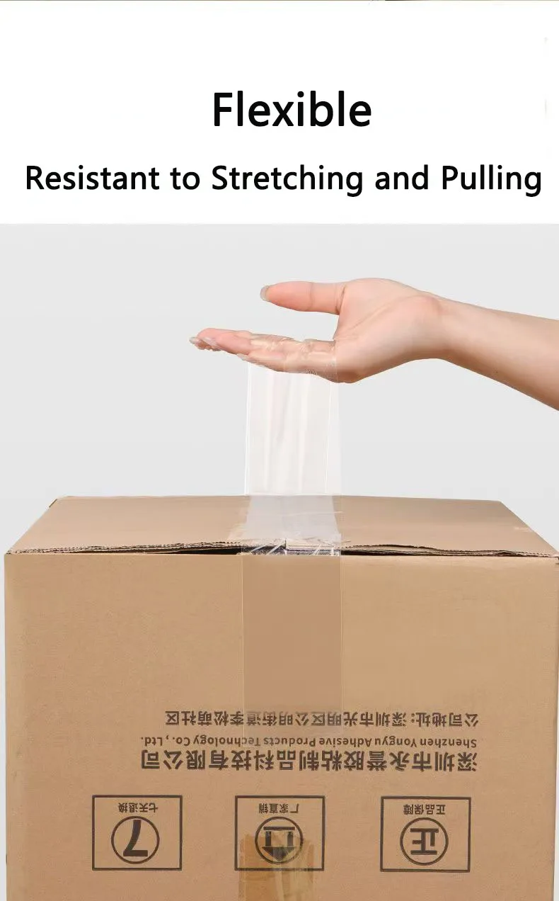 4.5CM 140M High Viscosity Clear Adhesive Tape Box Carton Sealing Packing Tape  For Shipping Supplies DIY Mounting Fixing Tape