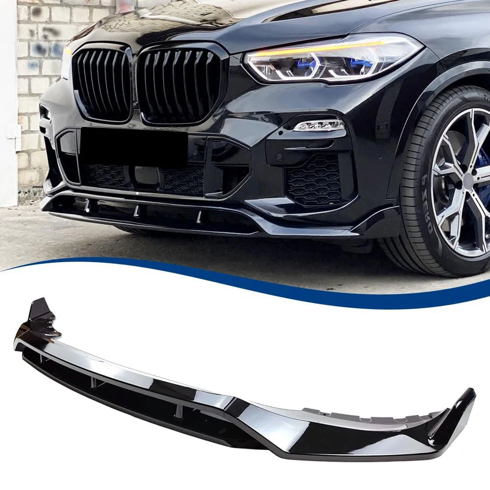 الجبهة حافة مصد السيارة لسيارات BMW X5 G05 2019-2023 M الرياضة سيارة الوفير المفسد الشفاه الحرس حامي السيارات بوديكيت الملحقات الخارجية
