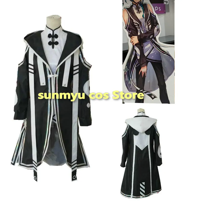 Vtuber Ryushen Cosplay Costume Custom Size Vtuber Ryuu Shen Cosplay