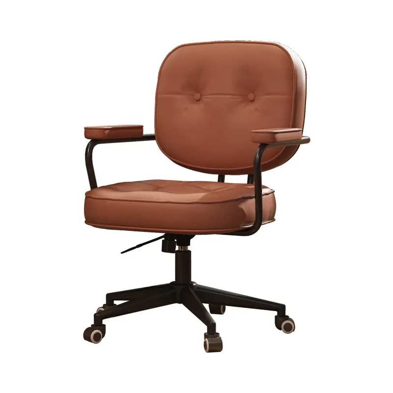 ZComputer Chair Light Luxury Office Chair Study Desk  Lift Swivel  Office  Back SeatZ