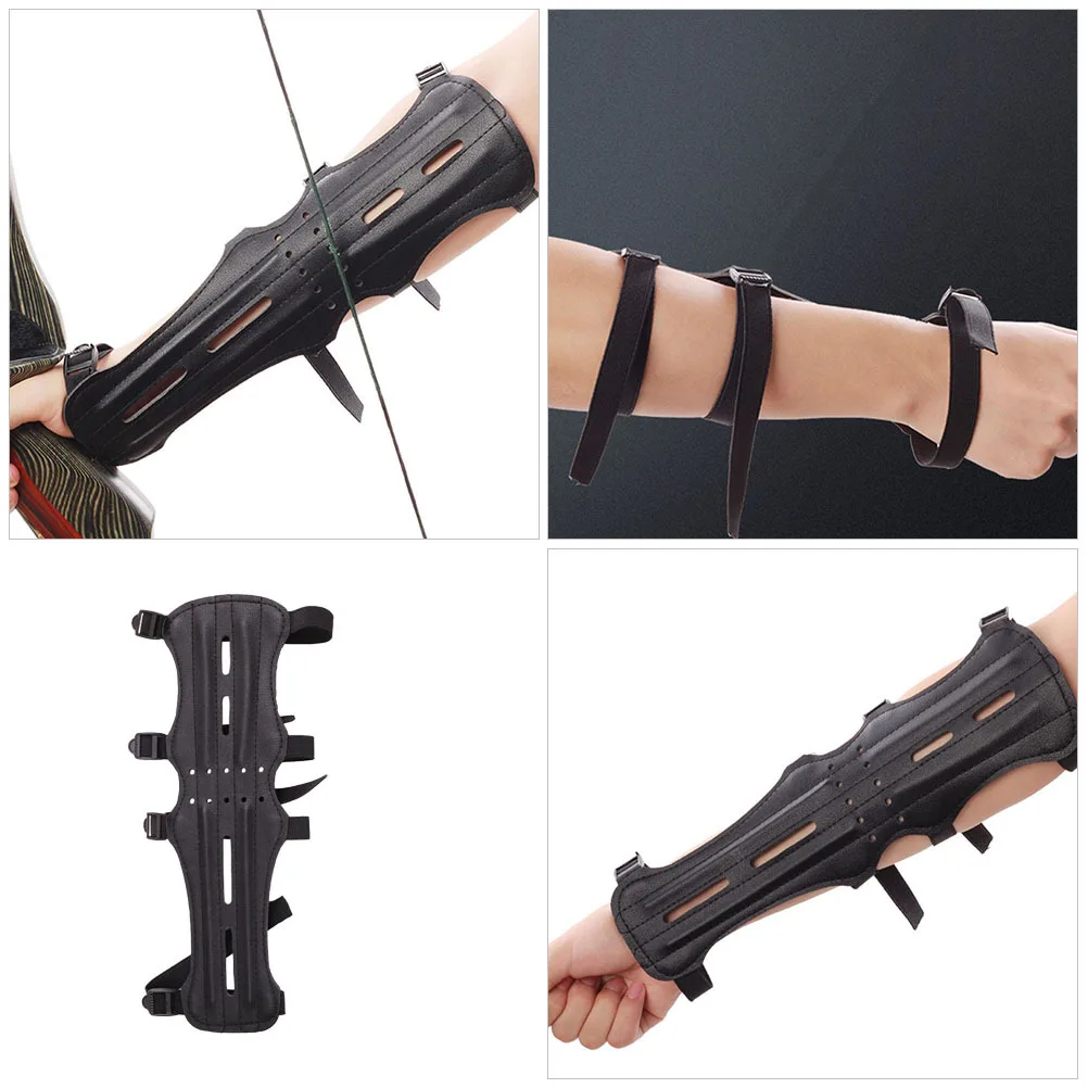 واقي ذراع الرماية، واقي عالمي للقوس والسهم، تصميم حزام مطاطي مناسب لكلا اليدين، واقي ذراع الرماية