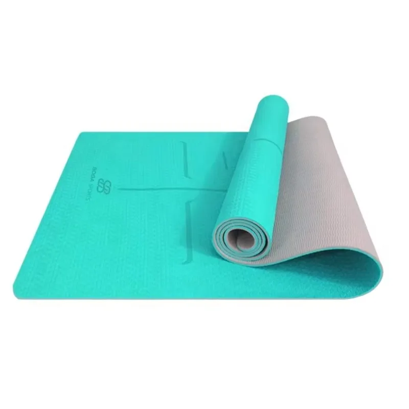 Hot Selling Wholesale Private Label Pilates Fitness Workout Anti-slip Tpe Luxury Yoga Mat