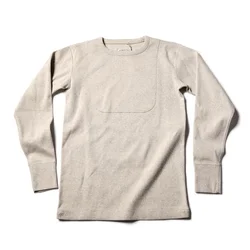 Bronson 1940's USN Undershirt Snug Fit Heavyweight Base Layer Mens Long Sleeve T-Shirt