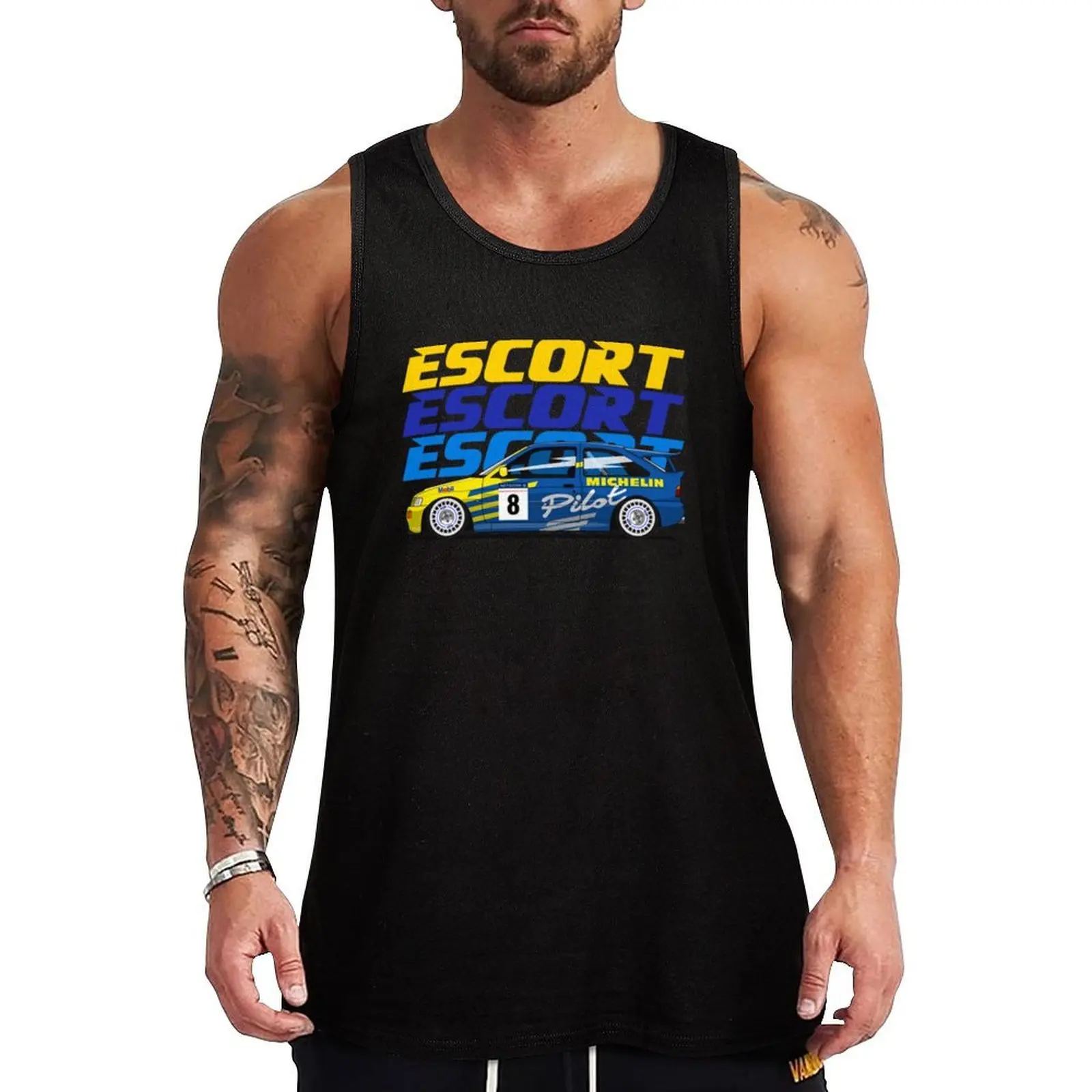

ESCORT RALLYE Tank Top Vests bodybuilding for men gym training accessories