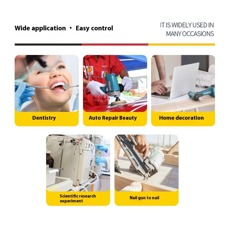 Direct Industrial Grade Portable Air Compressor Fast Gas Low Noise High Pressure Piston Pump New Condition Engine Core