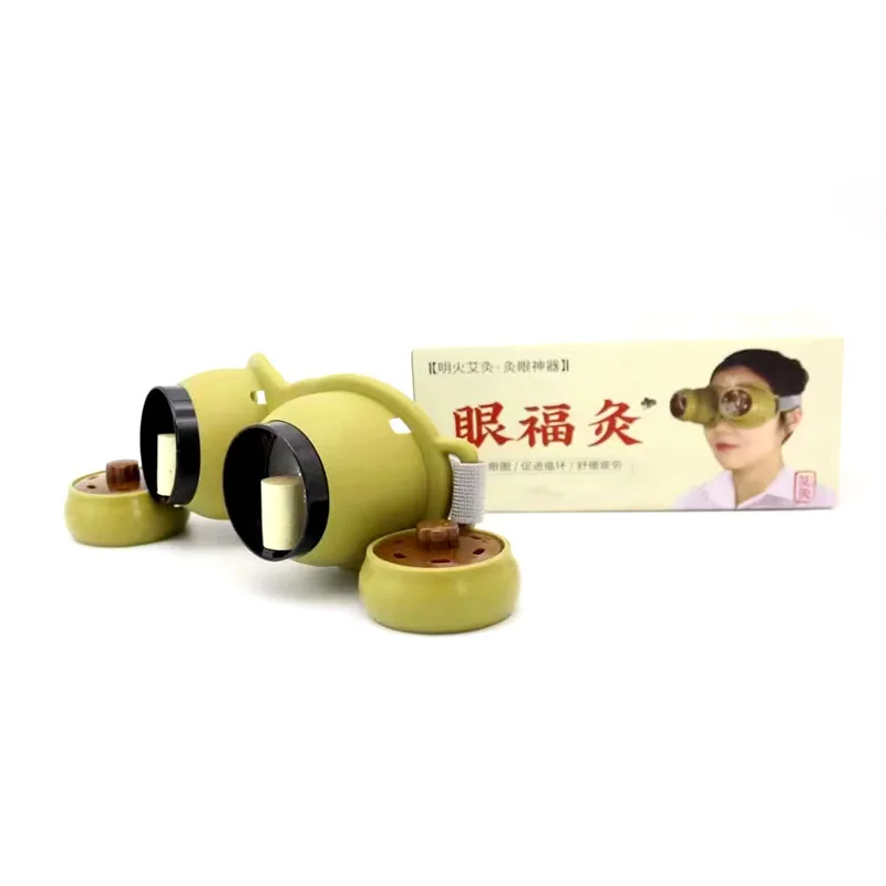 Eye Moxibustion Instrument to Prevent Myopia Eye Fatigue Eye Bags Black Eye Moxibustion Instrument 54 Tablets of Moxa Column