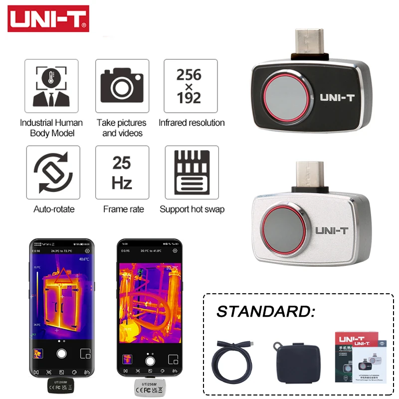 UNI-T  UTi260M UTi256M 256x192 For Phone PCB Electronic Circuit Repair  Heating Test