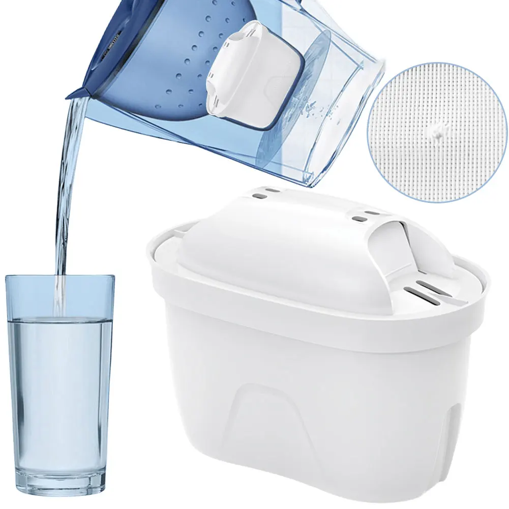 Cartucho de filtro de agua, impurezas de cloro y calcário, purificador de hervidor, filtro de agua de carbón activado, reemplazo reductor de cloro