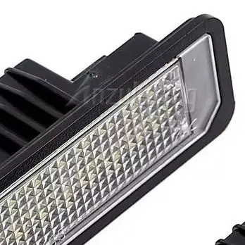 Fit For VW Amarok Eos Golf6/Golf7 Gol Golf 5 New Beetle Cabrio Polo/Derby Passat 2Pcs LED License Plate Lights Number Plate Lamp