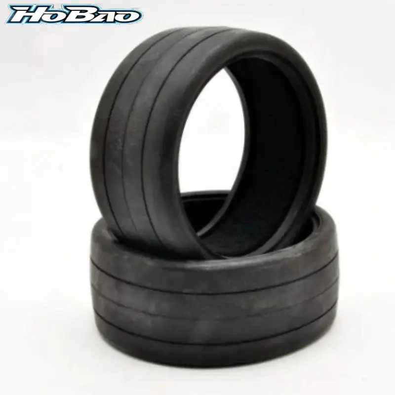 Original OFNA/HOBAO RACING BT-501 1/8 ON ROAD TIRE WITH FOAM INSERT, 2PCS For 1/10 TT10