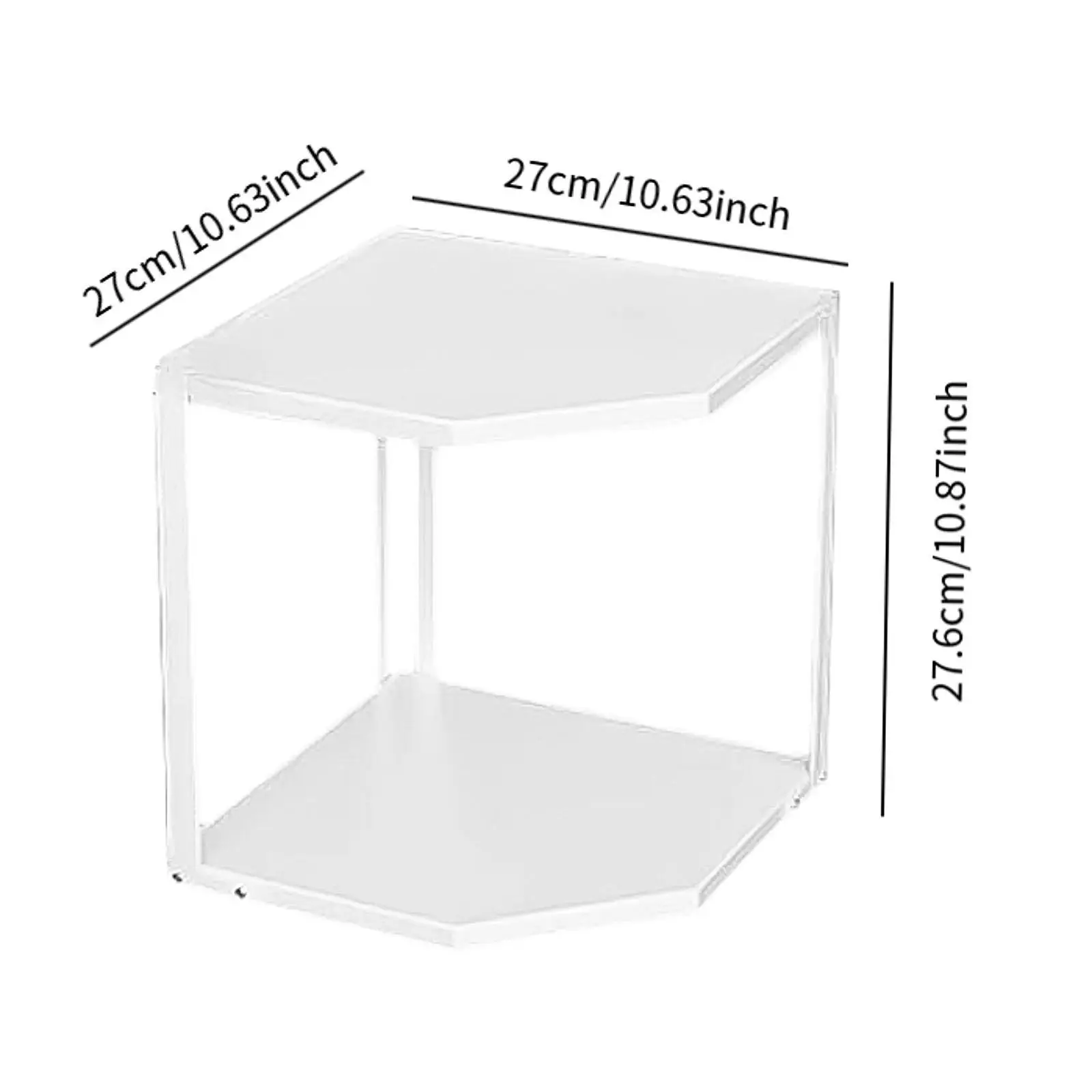 

Corner Shelf Rack Counter and Cabinet Organizer Space Saving Pantry Organizer Storage Shelf for Desk Bathroom