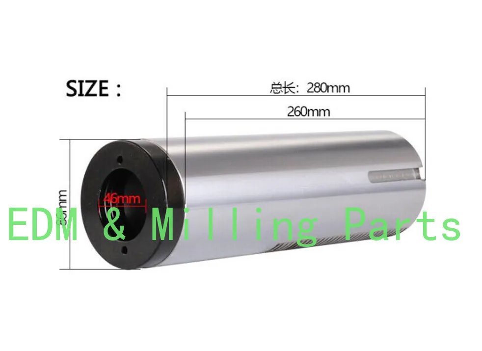 1SET CNC Milling Machines Parts R8 Spindle Sleeve Protection Cylinder For Bridgeport Mill Part