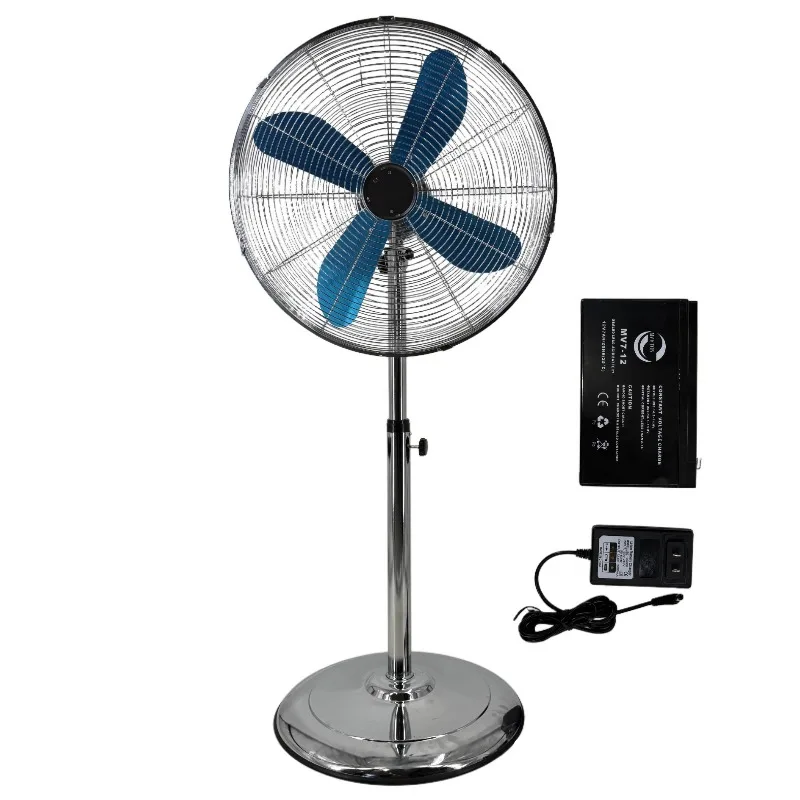 

18-Inch retro metal charging industrial floor-to-ceiling household electric fan commercial shaking head