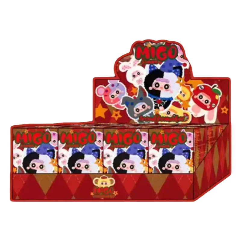 بقعة الطفل ثلاثة سنوات جديد Migo Little Troublemaker سلسلة الاتجاه صندوق أعمى دمية 12 أنماط حقيبة قلادة سطح المكتب الحلي الأطفال #2