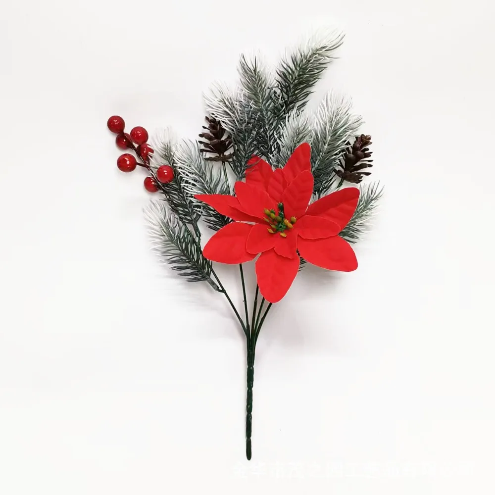10pcs Christmas Simulation Plant Pine Needle Cypress Simulation Christmas Home Gardening Garden Decoration Christmas