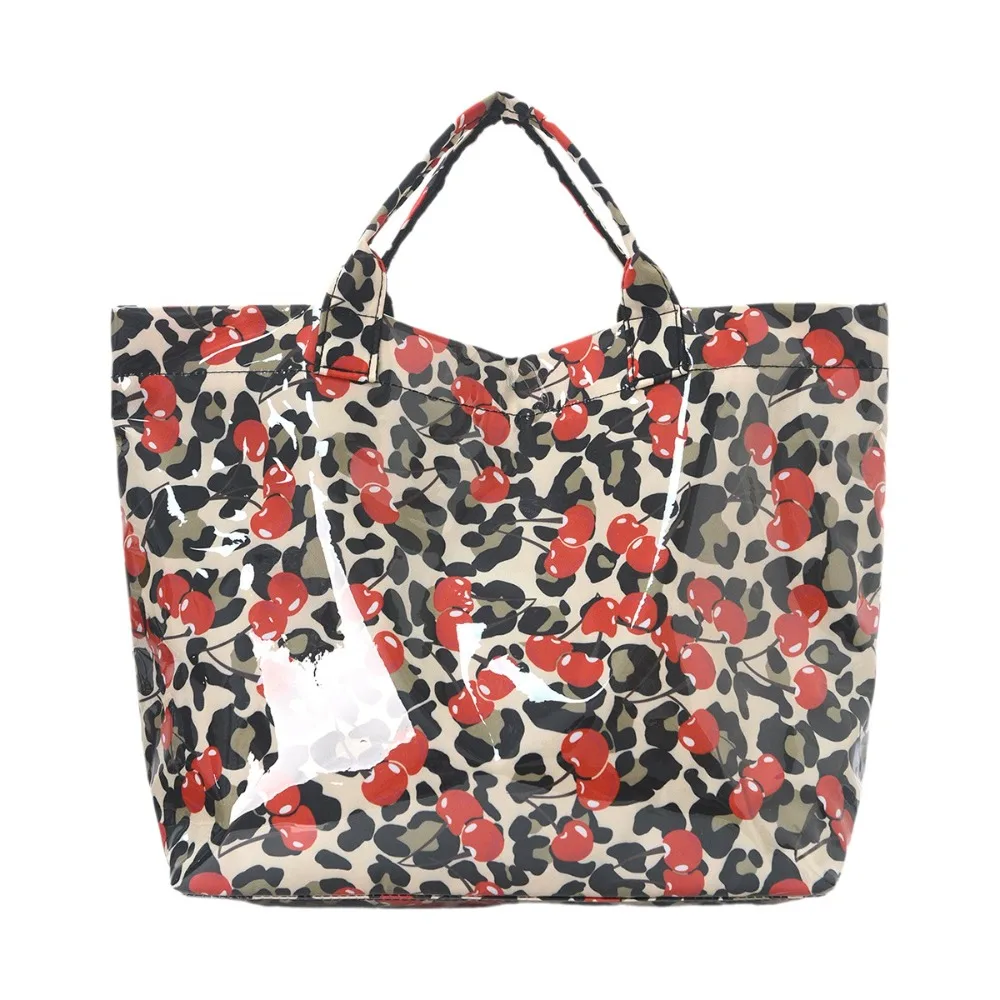 

Fashionable Shiny Surface Tote Bag Large Capacity Lightweight Handbag Waterproof Waterproof Tote Daily Shopping