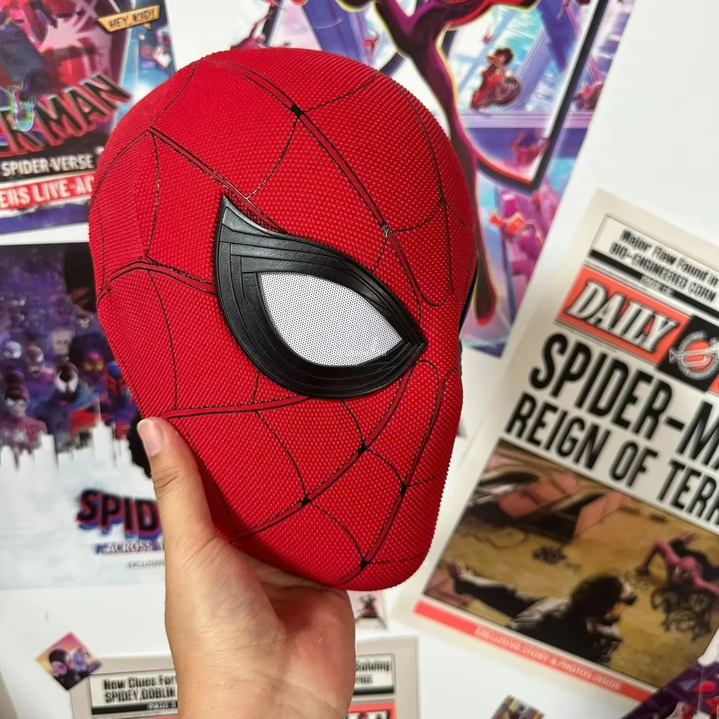 マーベルカスタムオランダスパイダーマンマスク3Dプリント成形シェル