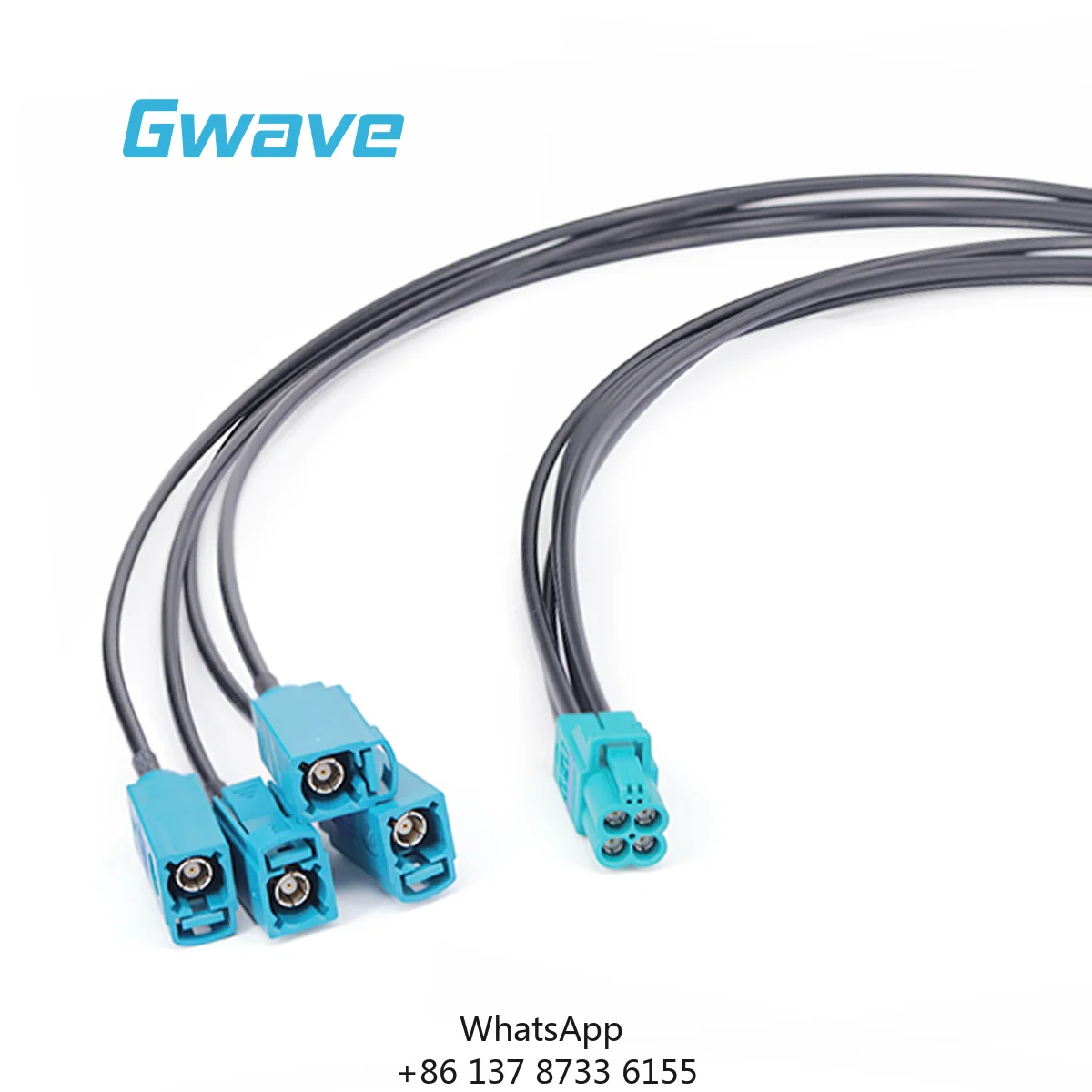 MINI-FAKRA Female To FAKRA Female Cable 50 Ohm RG174LL DC-6GHz 500mm Length (Rsenberger) Gwave
