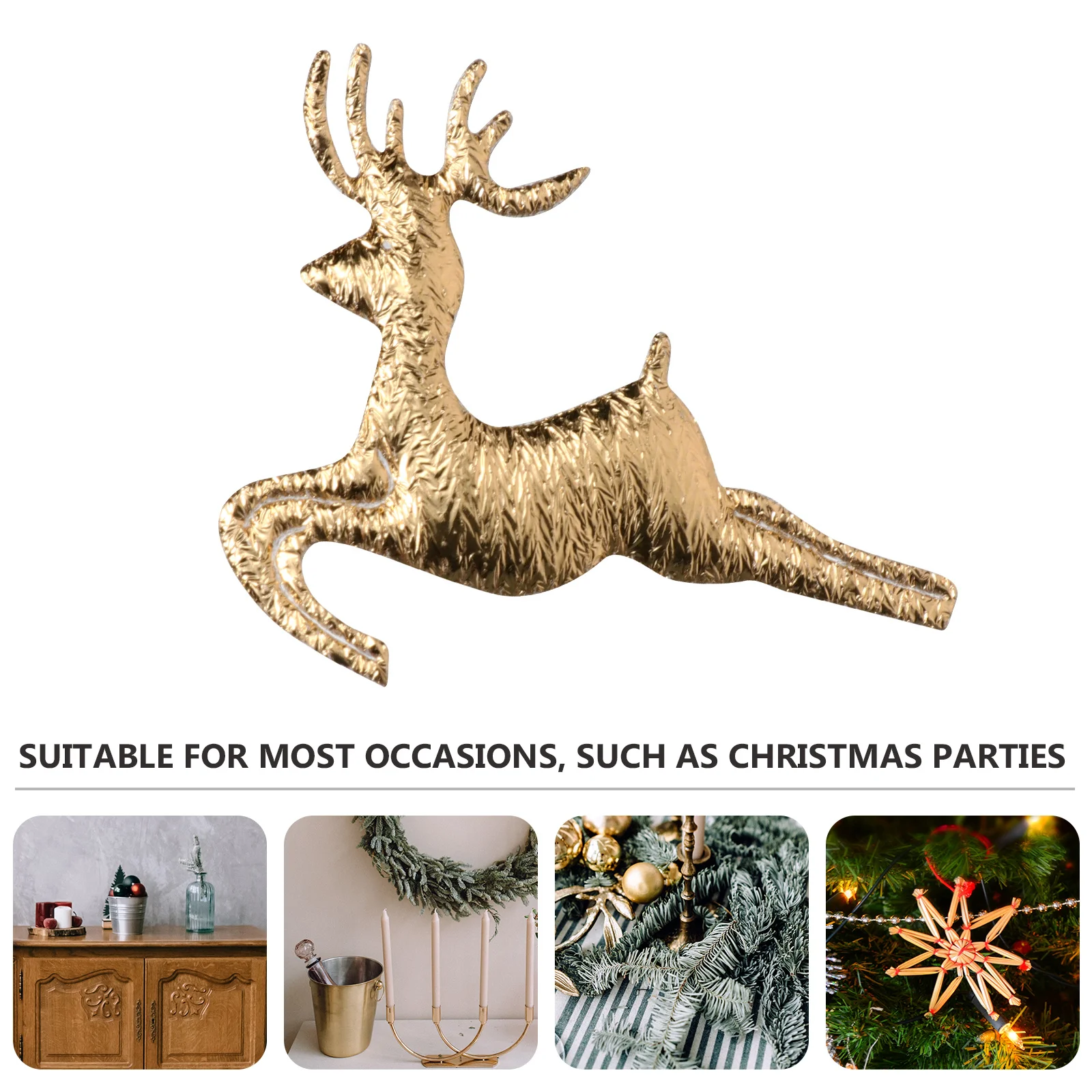 

100Pcs Elk Confetti Odorless Safe DIY Party Decorations Xmas Accessories Exquisite Delicate Elk Shape Confetti