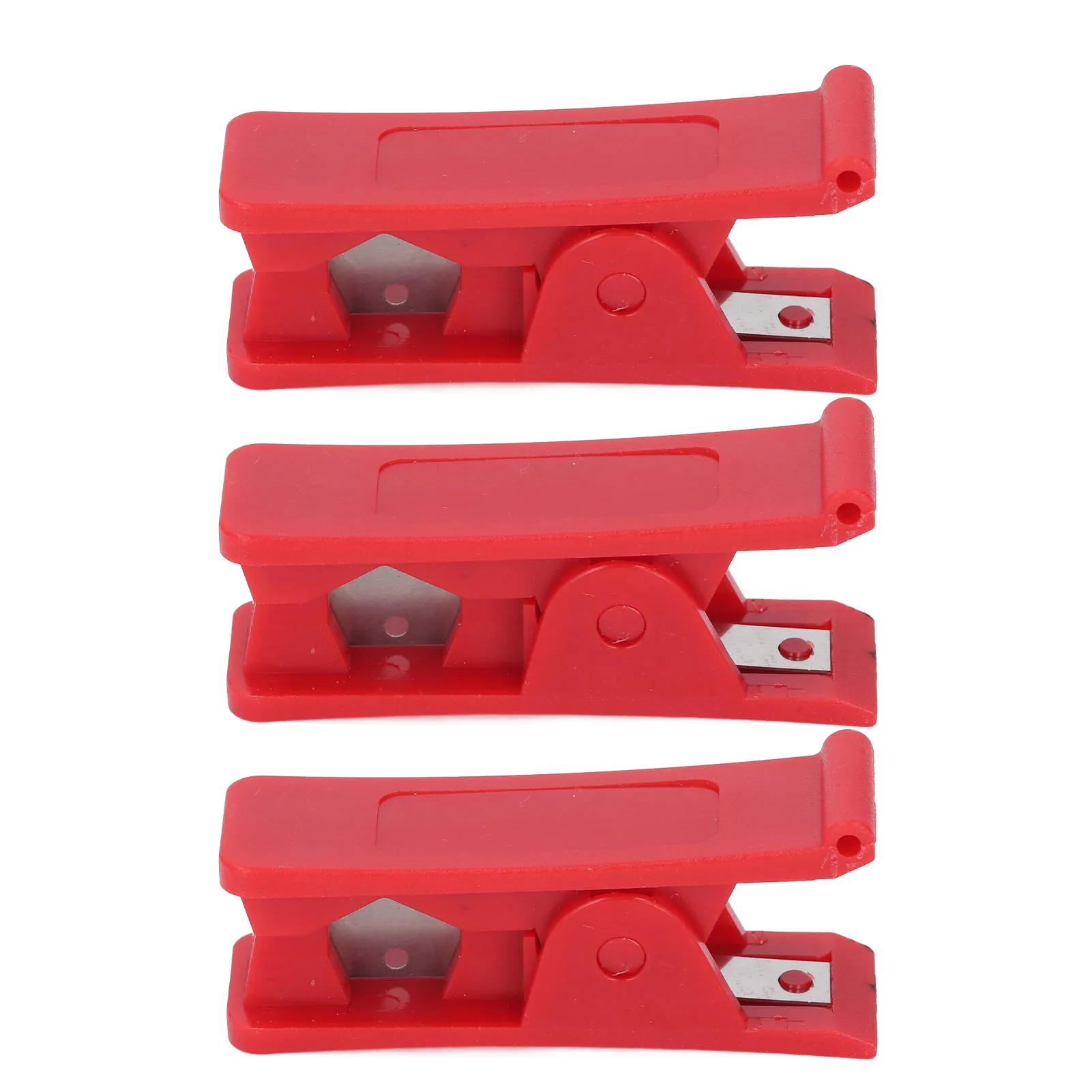 3 Pcs PTFE Tubing Cutter 1/8 to 3/4 Inch Cutting Capacity Soft Tube Pipe Cutter for Nylon PVC PU Pipe