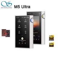 SHANLING M5 Ultra MP3 Player Bluetooth 5.2 Portable Player MP3 Music Player HIFI Hi-Res Audio AK4191EQ AK4499EX Chips Walkmen