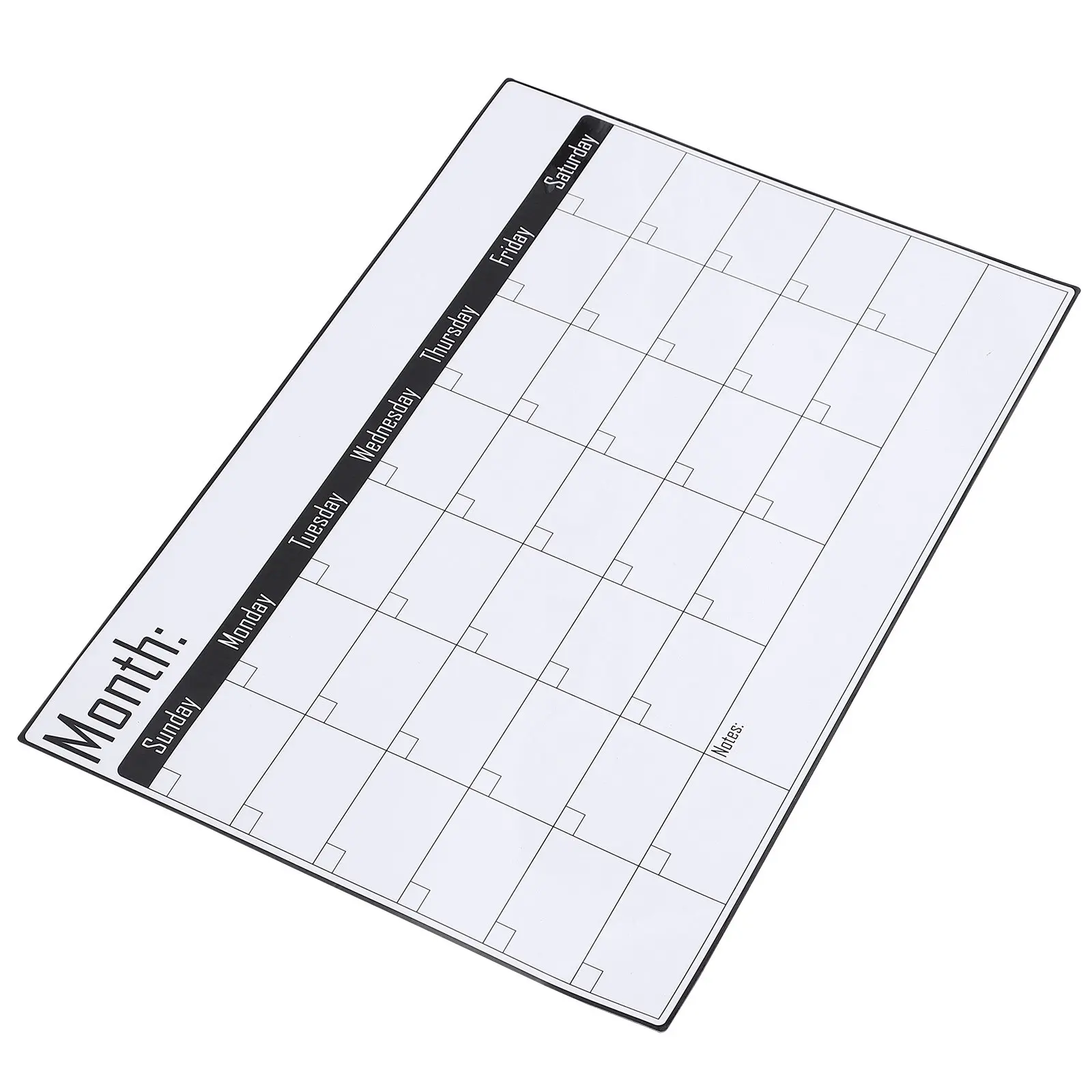 

Магнитная доска для ежемесячного планирования, 1 шт., стираемая, для холодильника, органайзер для расписания, доска для сообщений и заметок для дома, многоразовая, с поверхностью для письма