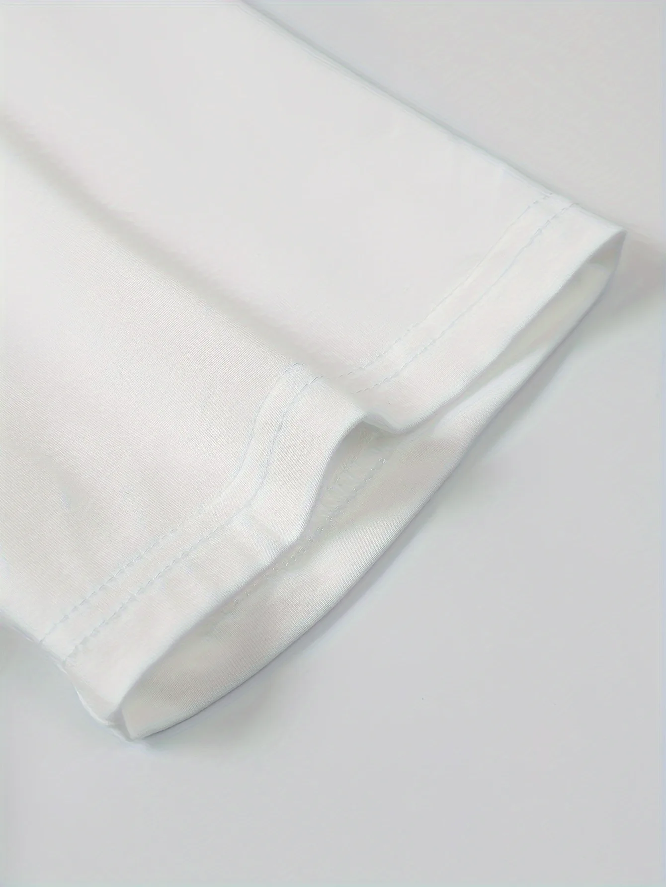 Ladies' casual round-neck T-shirt, pattern printed, 100% polyester knitted fabric, short-sleeved summer top