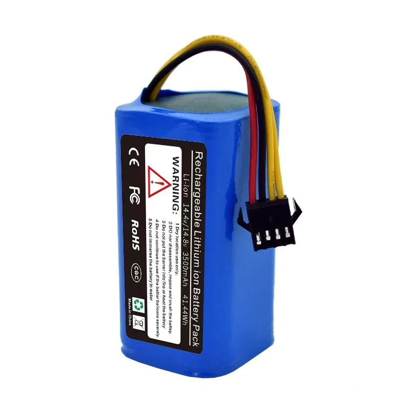 14.4V/14.8V 3500mAh Battery for Haier Robot Xshuai HXS-C3 Robot Vacuum Cleaner Sweeper Li-ion 18650 Replacement