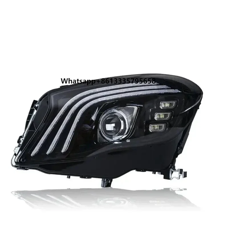 

For GLA Headlamp Assembly 200 220 Modified LED Daytime Running Lamp Lens Streamer High Configuration
