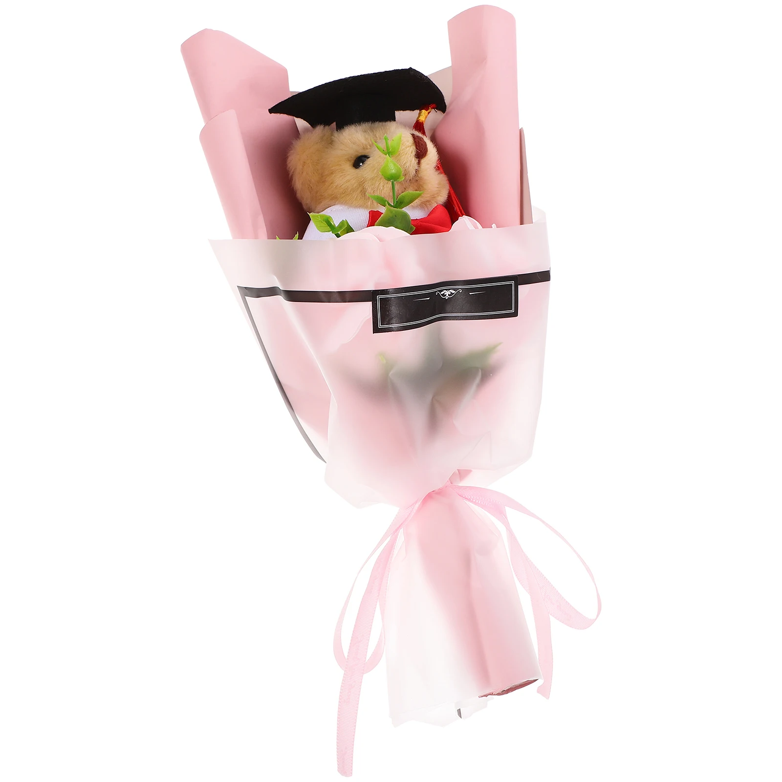 

Cute Flower Romantic Party Favor Ceremony Decoration Gift Graduation Accessories Flower Bear Elegant Bouquet Ornament Grad