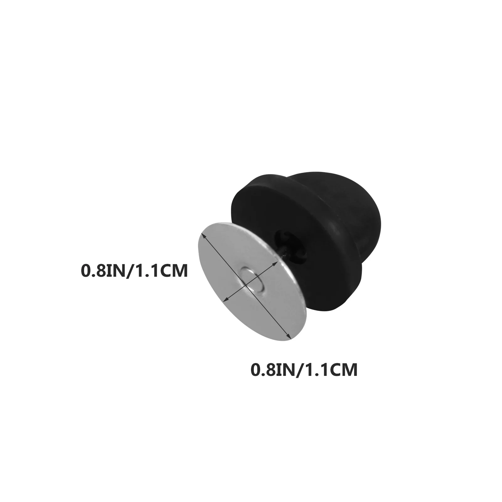 

50Sets Creative Lapel Pins DIY Craft Props Thorn Horse Needles Black Corrosion Resistant Smooth Edges Multipurpose Stylish Pin