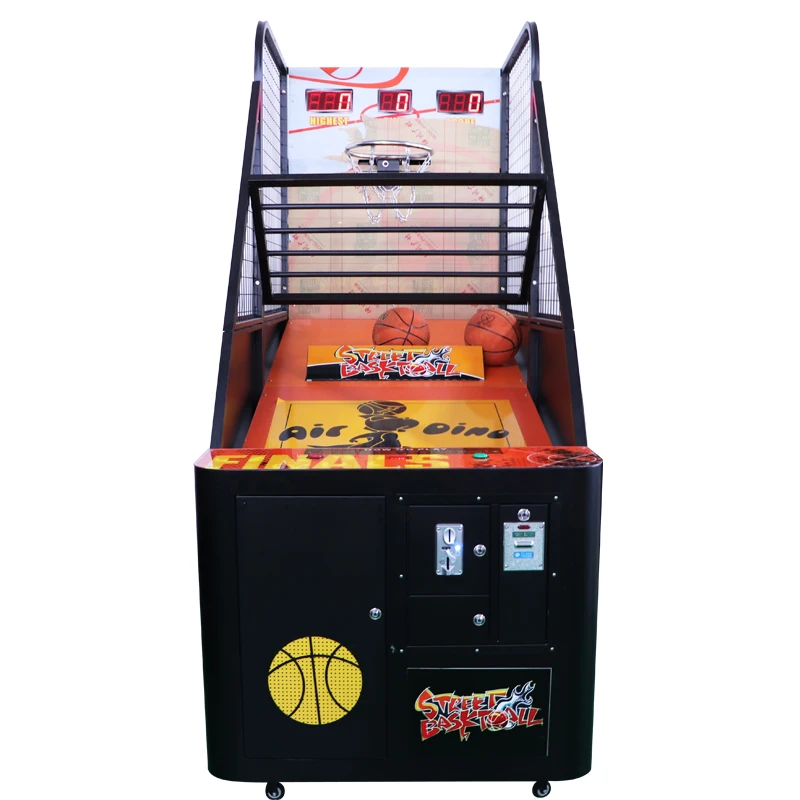 

Новая электронная баскетбольная машина Funpark Factory Direct, уличная аркадная игра с монетоприемником для центров развлечений в помещении