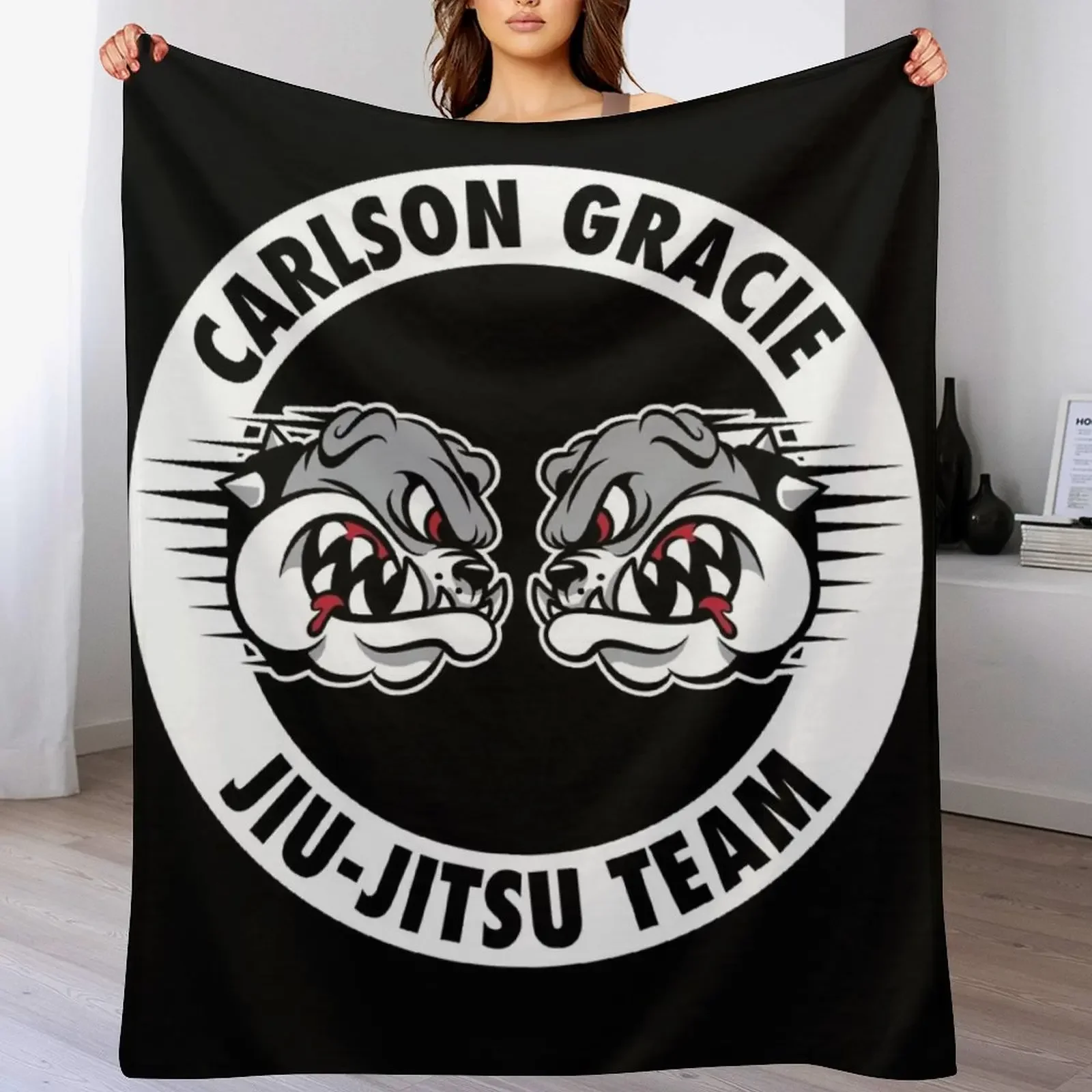 

Carlson Gracie Jiu-Jitsu Team Throw Blanket for babies Luxury Blankets