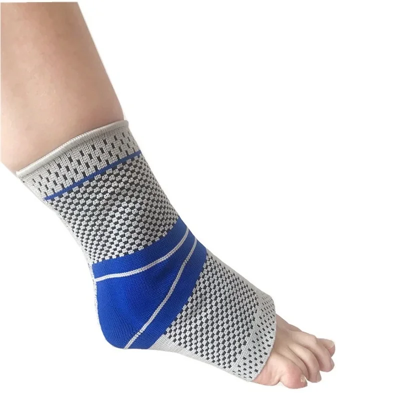 1PCS Ankle Brace Compression Support Sleeve Guard with Stabilizing Gel Pads for Ankle Achilles Tendonitis Plantar Fasciitis Pain