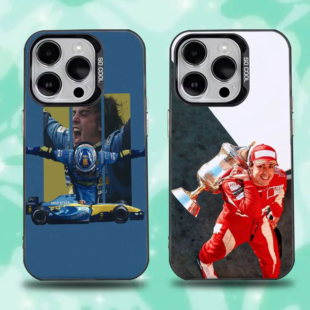 

Racing Driver F-Fernando Alonso Phone Case For iPhone16,15,14,13,12,11,Pro,Max,Plus,Mini,XS,SE Anti Fall Black Matte Hard Bumper