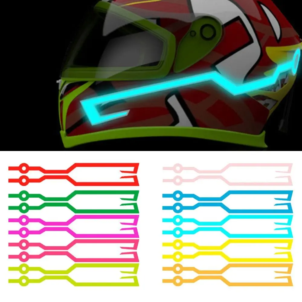 Flashing Motorcycle Helmet Light Reflector Battery Powered Cold Light Mod Kit Luminous Sticker for Thermomix TM5/TM6/TM21/TM31