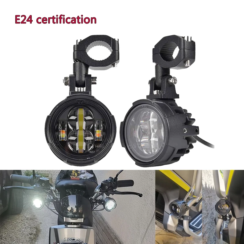 

Универсальная автомобильная мотоциклетная фара, противотуманная фара, светодиодная вспомогательная противотуманная фара в сборе, лампа дальнего света, прожектор для мотоцикла, фара
