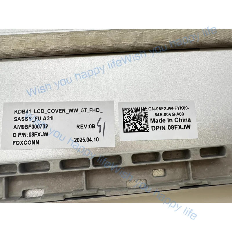 LL 08FXJW New LCD Rear Back Cover WW 5T FHD for Dell Pro 14 Plus PB14250 Notebook