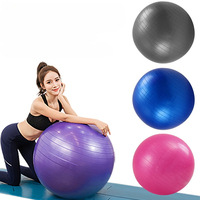 PVC Fitness Balls Yoga Ball Thickened Explosion-proof Exercise Home Gym Pilates Equipment Balance Ball 55cm/65cm/75cm