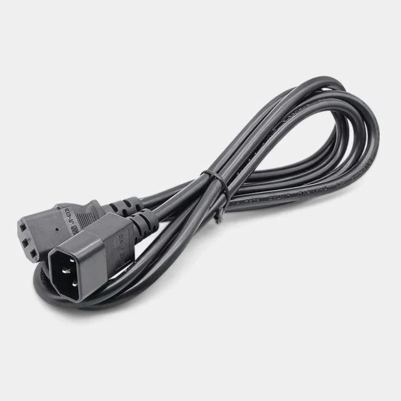 Pure Copper PDU Power Cord C14 to C13 Server Power Cable 1.5M UPS Male to Female Extension Line for Computer Switch Circuit