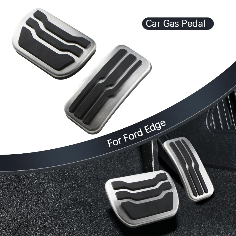 For Ford Edge 2015 2016 2017 2018 2019 2020 2021 2022 2023 Pedals Gas Accelerator Brake Pedal Cover Pad Interior Accessories