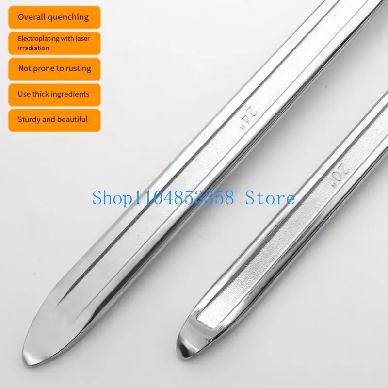 652F Professional Tire Iron Double Pointed Levelhead Smoothed Face Car Maintenance