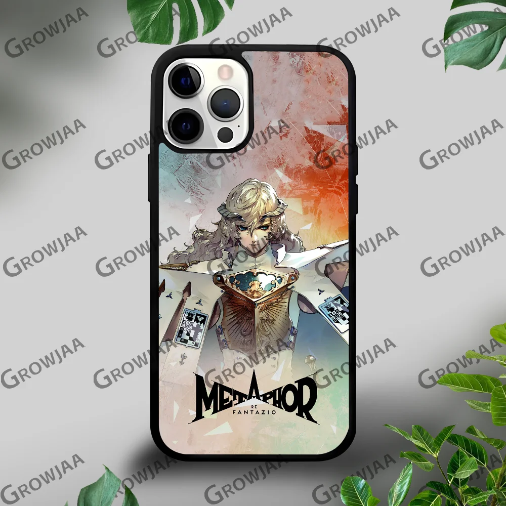 Juego M_Metaphor R_ReFantazioS Funda de teléfono para iPhone 16 15 14 13 12 11 Pro Xs Max Mini Plus Celulares Funda dura