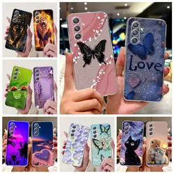 For Samsung Galaxy A15 A25 A35 A55 5G Case New Luxury Painted Cover Soft Silicone Case For Samsung A15 A 25 35 Galaxy A55 Fundas
