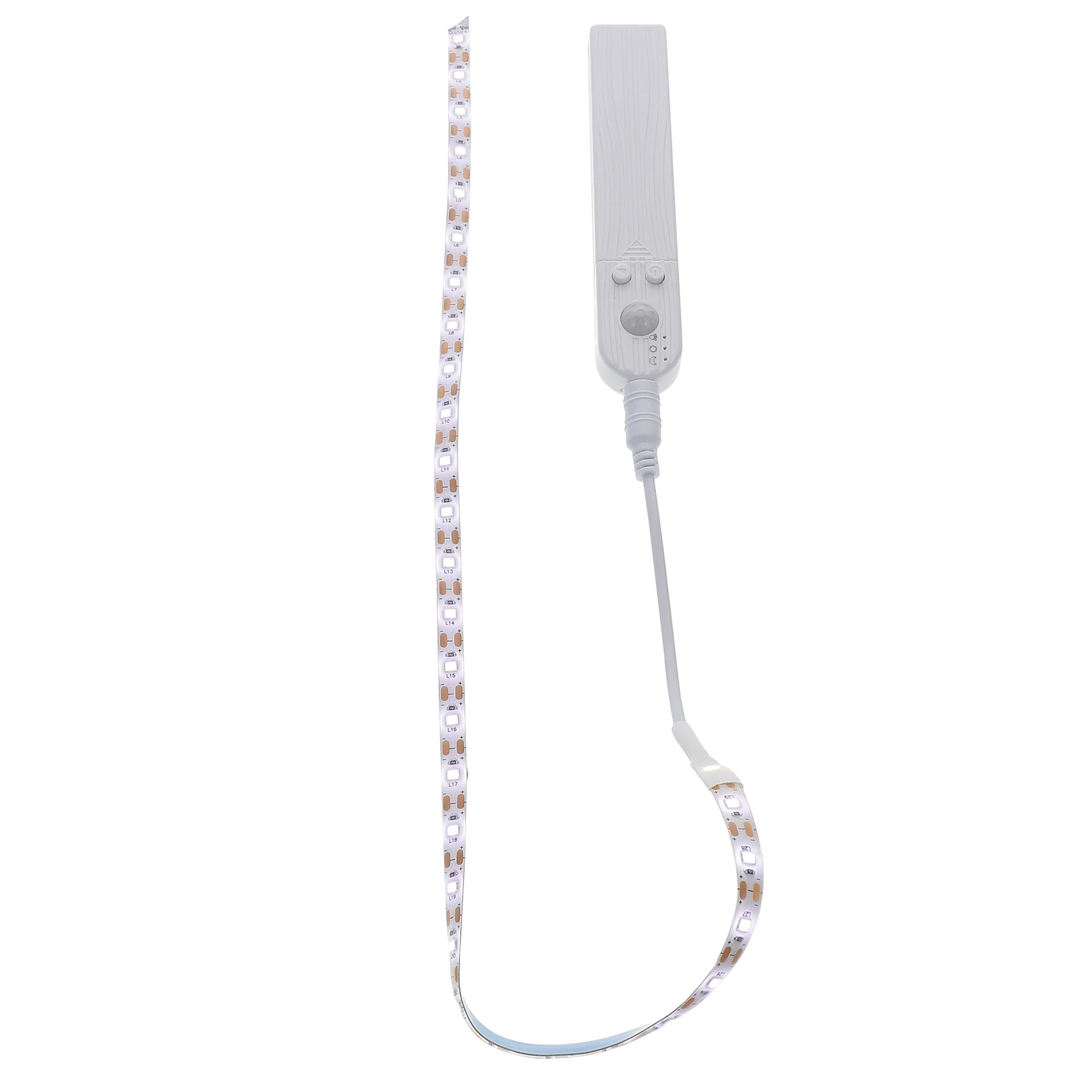 

Human Body Induction Case Strip Light Decorative Strip Lamp Bedside Strip Light for Home Bedroom without (Cold W
