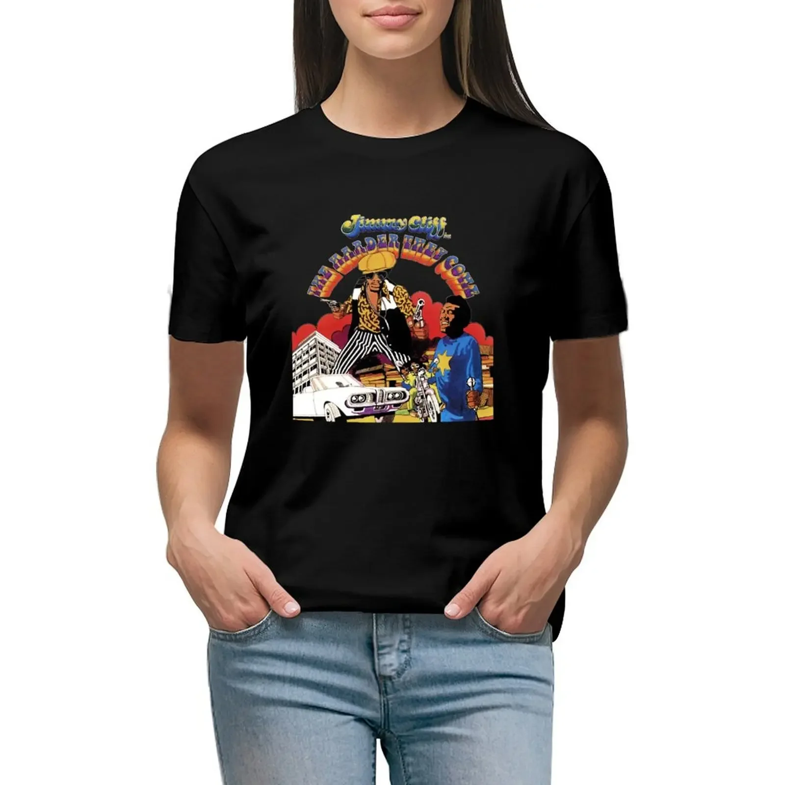 

The Harder They Come T-Shirt tops plus sizes anime clothes funnys Woman clothing