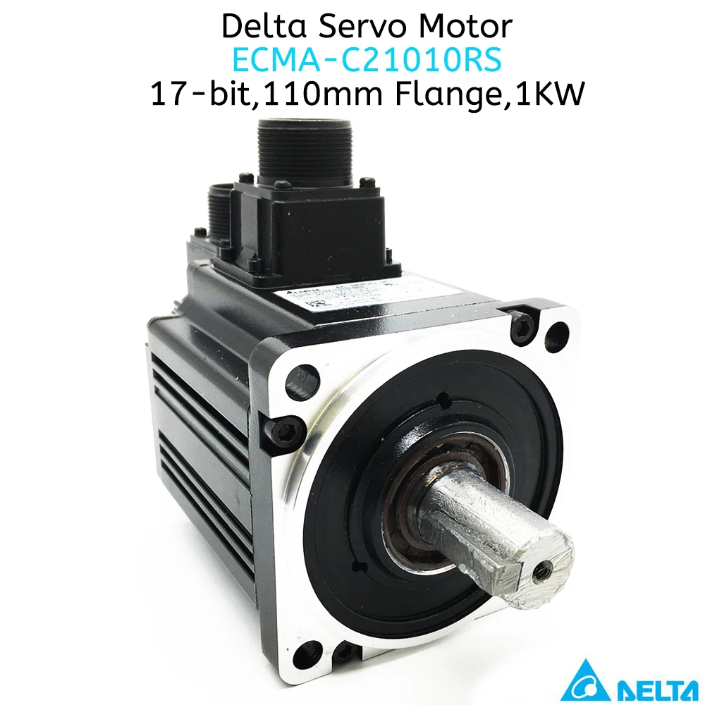 1KW B2 Delta AC Servo Motor Driver Kit ASD-B2-1021-B ECMA-C21010RS ECMA-C21010SS 1000W 3.18NM 3000rpm 100MM & 3m Cable